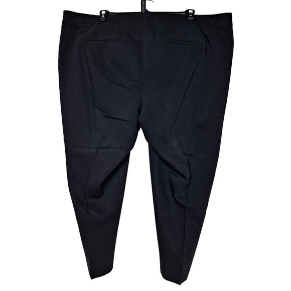 Lane Bryant Lena Curvy Fit Ankle Dress Pants Black Size 26 - Picture 3 of 5